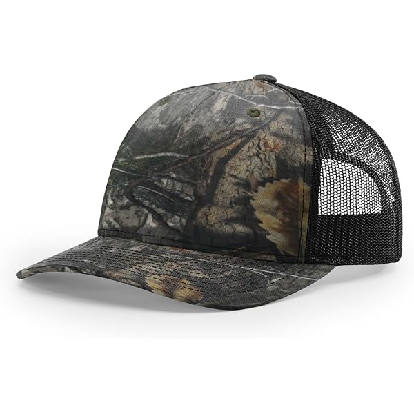 Port Authority Camo Cap – Contrast Front Panel, Hook & Loop Closure, Unstructured Low Profile - View #4