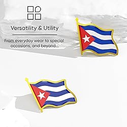 Cuba Flag Lapel Pin - Enamel Metal National Badge