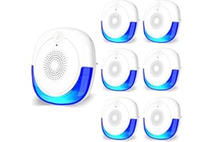 MRS BAIRDS Ultrasonic Pest & Insect Repeller, Mouse Repellent, Pest Repellent Ultrasonic Plug in, House Indoor Electronic Pest Control for Rodent, Roach, Mice, Bugs, Mosquito, Mice, Spider, Cockroach, 6 Packs