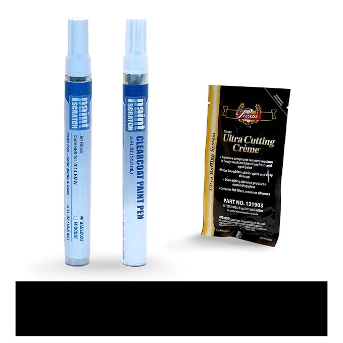 PAINTSCRATCH Jet Black 668 for 2014 BMW 3 Series Touch Up