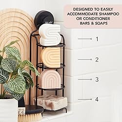 Kitsch Bar Soap Holder for Shower Wall, Rust Proof