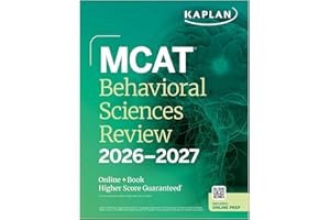 MCAT Behavioral Sciences Review 2026-2027: Online + Book (Kaplan Test Prep)