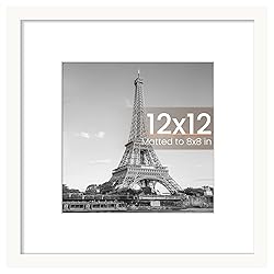 upsimples 12x12 Picture Frame, Display Pictures 8x8