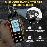 GOYERRNES GR-189A Digital Manometer Dual-Port Differential Pressure Gauge ±2psi view 4