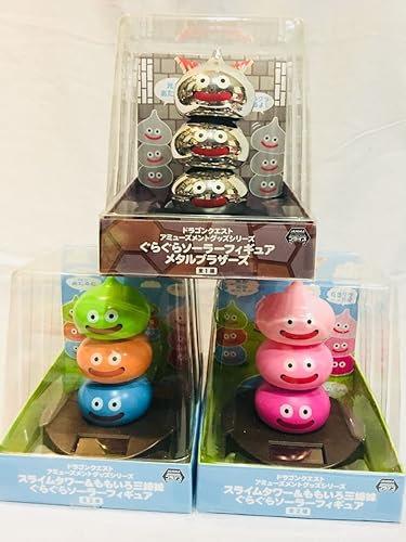 Amazon ドラゴンクエスト ぐらぐらソーラー フィギュア メタルブラザーズ スライムタワー ももいろ三姉妹 3種 セット フィギュア ドール 通販