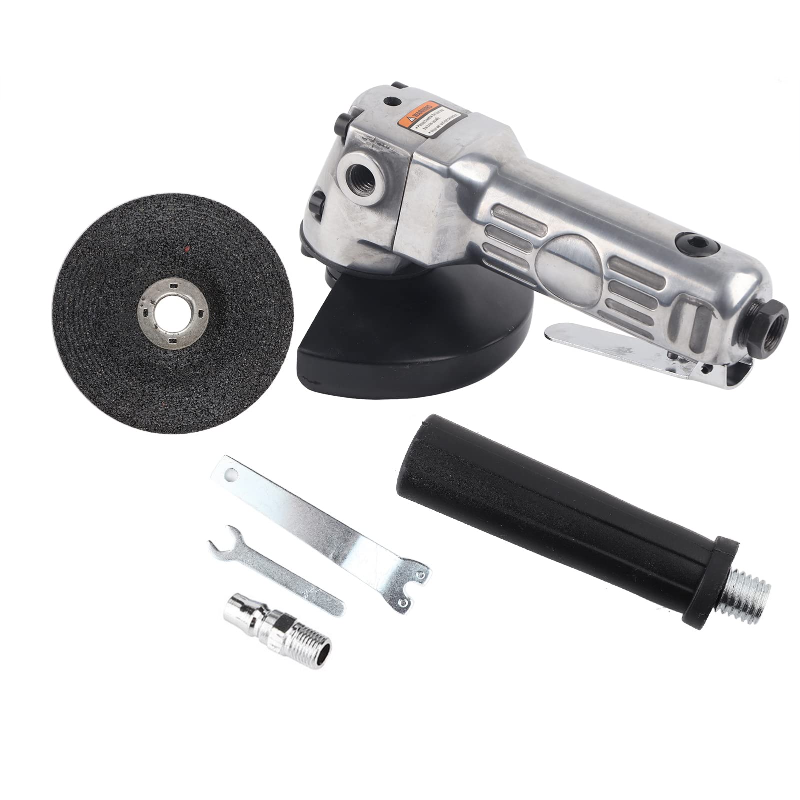 Angle Grinder, 4in Sanding Pad Angle Grinder Polisher, Pneumatic Grinding Tool for Deburring, Oxidation, Grinding and Sanding in Industries