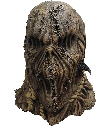 Scareborn Adult Latex Maske – Realistische Vogelscheuchen-Maske Für Halloween