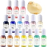 LET'S RESIN Silicone Pigment Dye for Taba Squishy, 16 Colors Paste | Opaque Pigment Paste for Silicone Rubber Mold Making, Vibrant Colorant for Squishy Maker Coloring