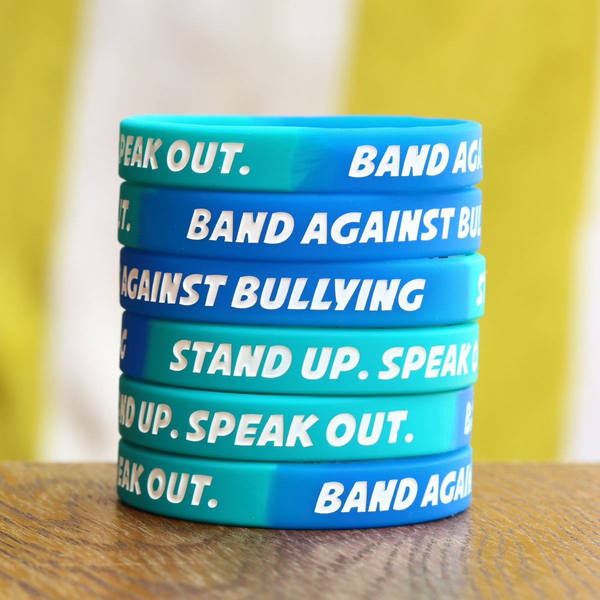 30 Band Against Bullying Wristbands Stand Up. Speak Out. Bracelets