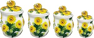 Country Storage Canisters - Sunflower Longhorn Collection main image 0