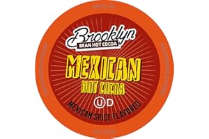 Brooklyn Beans Mexican Cocoa Hot Chocolate Pods,Compatible with K Cup Brewers Including 2.0, 40 Count