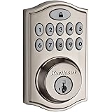 Kwikset 99140-023 SmartCode 914 Traditional Smart Lock Keypad Electronic Deadbolt Door Lock With SmartKey Security and Z-Wave