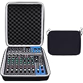 XANAD Hard Case for YAMAHA MG10XU or MG10 or MG0610-Input Stereo Mixer with Small Storage Cover - Carrying Storage Bag