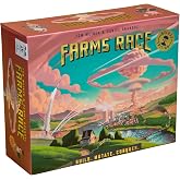 Farms Race Deluxe Edition &ndash; Premium Strategy Board Game for Adults &amp; Family, 2&ndash;5 Players, 1-2 Hours, Resource Management, Area Control, Asymmetric Powers w/Nuclear Farm Animals, Great for Game Night