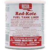 RED KOTE FUEL TANK LINER, GAS TANK SEALER, FUEL TANK SEALER 1 QT. STOPS RUST, CORROSION AND LEAKS
