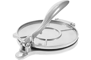 ABOOFAN Tortilla Press 6 Inch Dough Press Quesadilla Maker Tortilla Maker Press Empanada Maker Silver