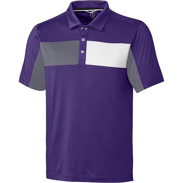 Three-button Placket Polo Mens Knit Shirts - United Kingdom Mens Merch Block Sport Shirt (a236) -black/grey -m