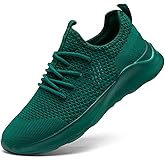 WYGRQBN Women's Shoes Walking Lightweight Tennis Fashion Sneakers Sports Workout Gym Shoes for Running Dark Green US Size 9
