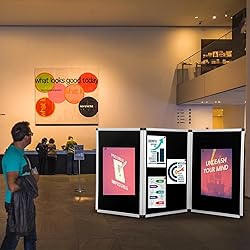 Sherr 3 Panel Trade Show Presentation Board, 72 x