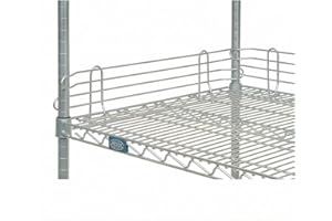 Nexel Wire Shelf Ledge, 14"W x 4"H, Chrome