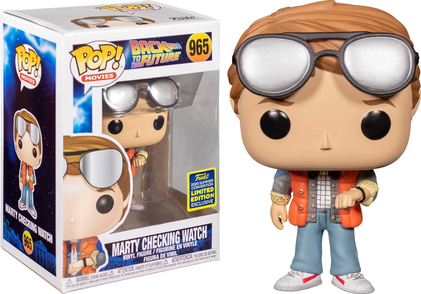 POP Funko Movies: Back To The Future - Marty Checking Watch (UK Exclusive), Assorted - Image 4