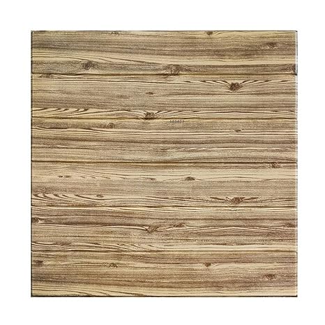Dligr Sromez 3D Tapete Holz Muster, Schwarz gelb Selbstklebend Holz Muster Tapete 3D DIY Wandaufkleber Schlafzimmer, Wohnzimm