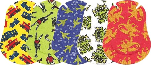 Ortopad Elite Boys Eye Patches - with Glitter Accents (50 Per Box) (Junior Size, 0-2 yrs)
