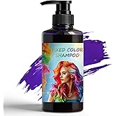 AOAZXBB Color Depositing Shampoo 3-in-1 Purple Color Depositing Conditioner,Semi Permanent Hair Color Conditioner,Reduce Fading and Prolong Color Vibrancy