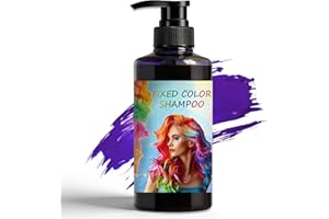 AOAZXBB Color Depositing Shampoo 3-in-1 Purple Color Depositing Conditioner,Semi Permanent Hair Color Conditioner,Reduce Fading and Prolong Color Vibrancy