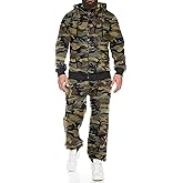 COOFANDY Sweatsuits for Men 2 Piece tracksuit Sets Full Zip Hoodie Sweatpants for Men Casual Sports Jogging Suits S-4XL