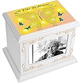 Cremation Urns for Human Ashes Adult Male or Female, Funeral Memorial Urns for Ashes with Photo Frame, Wooden Urns Box and Casket for Men Women, Burial Urn for Adults Up to 200 IBS