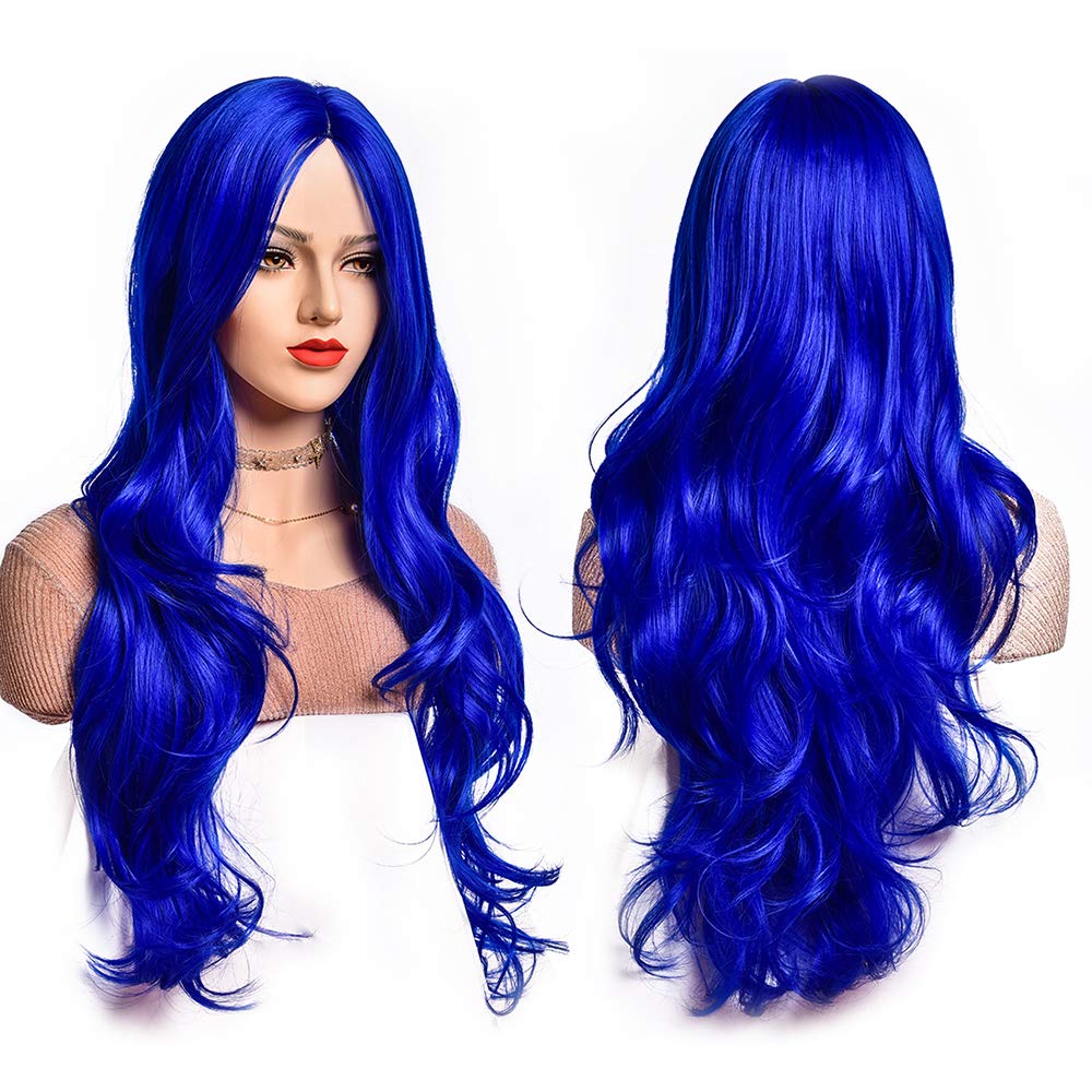 big w blue wig