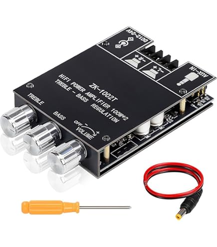 Amazon.com: Audio Amplifier Board, ZK-1602T Bluetooth 5.0 Power