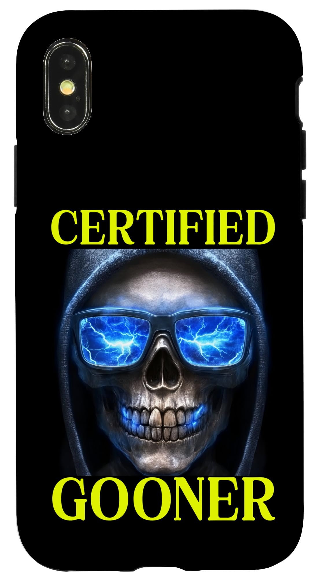 iPhone X/XS Certified Gooner Hard Edgy Skeleton Meme Case