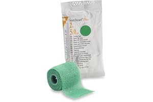 3M Scotchcast Plus Cast Tape 2 Inch X 12 Foot Green 82002G, 1 Ct