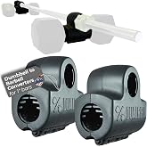 Dualbell Dumbbell Converter to Barbell for 1" Bar, 250lb Max, Dualbell Pair | Dumbbell Barbell Converter: Connects to Any 1" Bar; Made in the USA; Self-Balancing; Tested to 1,900 lbs; 2-Year Warranty