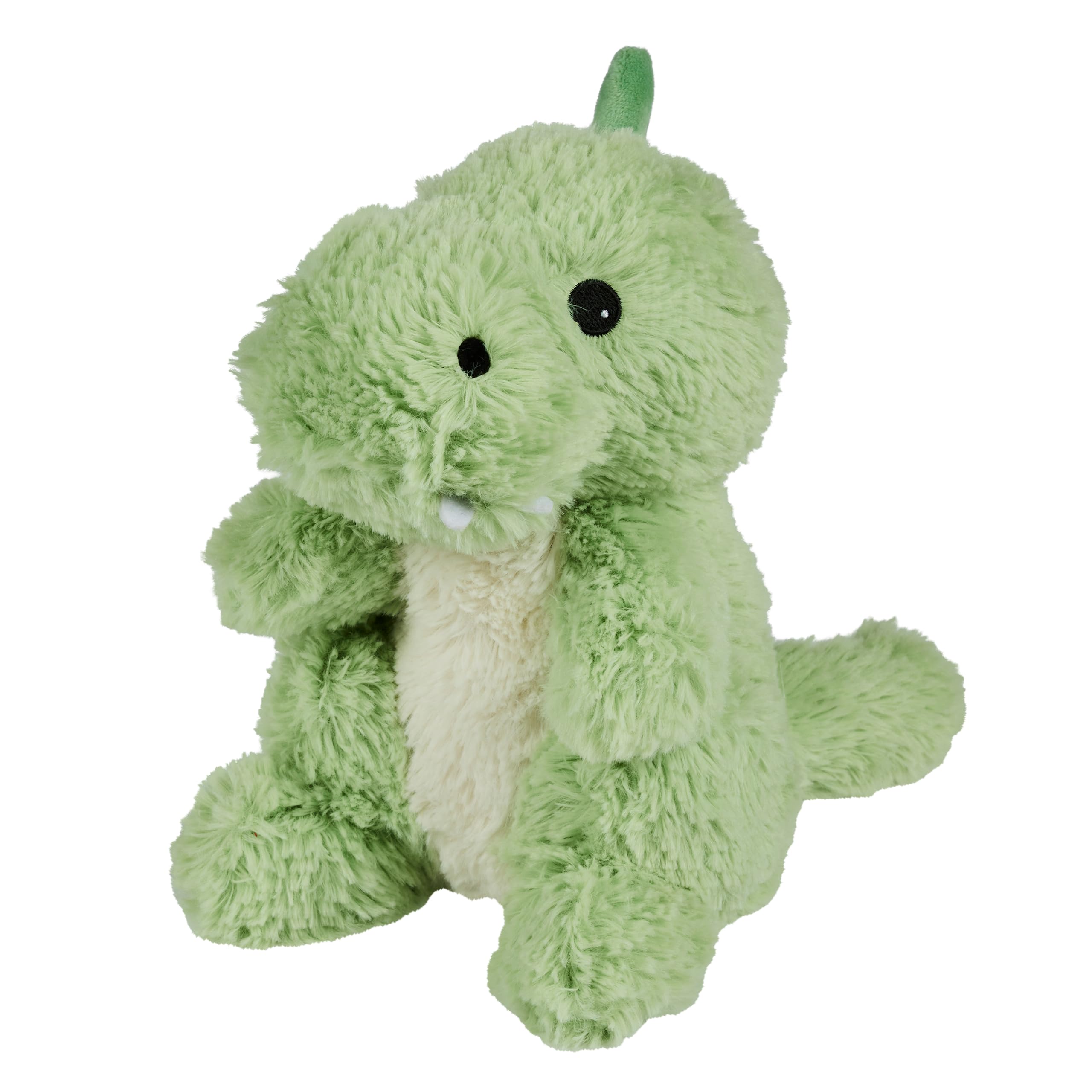 Warmies Plush Green Baby Dinosaur Microwavable Weighted Teddy with French Lavender Scent, Hot or Cold for Cool Relaxation and Warm Relief
