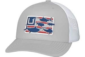 HUK Kids Straw Hat, Wide Brim Fishing & Beach Hat for Kids