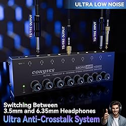 COKYISS Headphone Amplifier,8 Channel Stereo