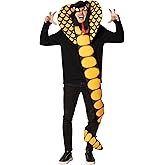 Rasta Imposta Cobra Snake Costume Snake Karate Party Dress Up Cosplay Halloween Costumes, Adult One Size