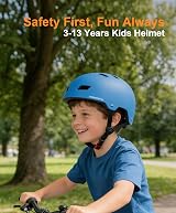 KORIMEFA Kids Bike Helmet Size S/M Age 3-13 Adjustable Ventilated view 2