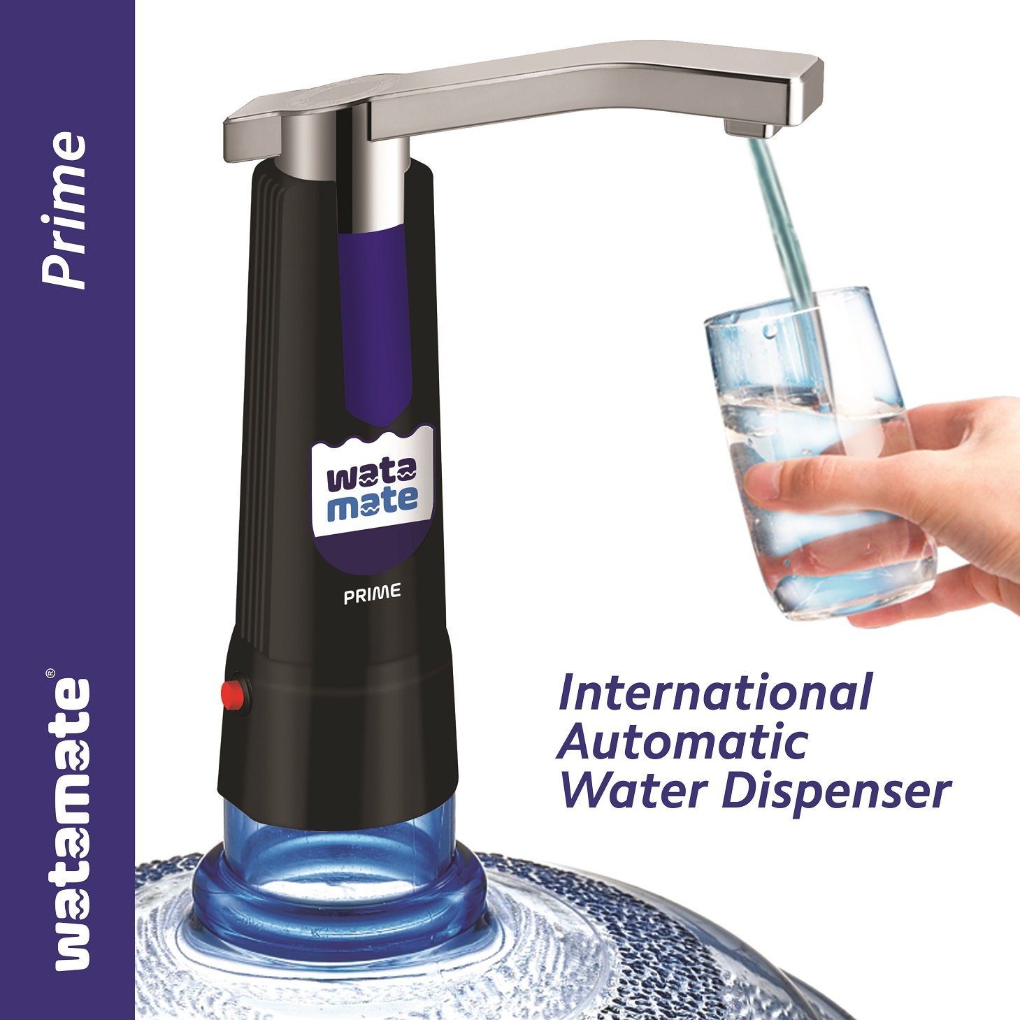 Watamate Electric Water Pump Dispenser with Power Plug (Flexo Plus