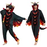 Dzorim Dragon Onesie Adult Animal Pajamas Halloween Cosplay Costume