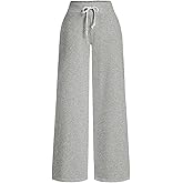 SOLY HUX Women's Baggy Sweatpants Wide Leg Drawstring Lounge Sweat Pants Casual Trousers