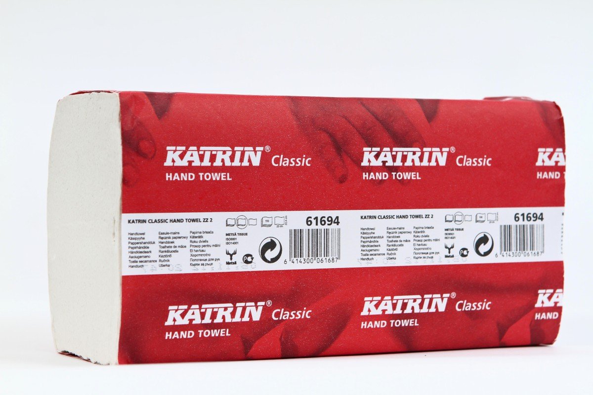 KATRIN CLASSIC ZIG ZAG HAND TOWEL 2 PLY 61694 Amazon.co.uk Kitchen & Home