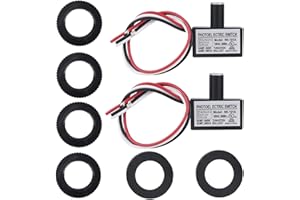 BTFO 2pcs 105V-130V AC Photocell Light Sensor, Dusk to Dawn Eye Daylight Control Switch Sensor with Nuts and Washer for Outdoor Lighting Photoelectric