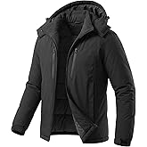 wantdo Men's Mountain Skiing Jacket Snowboarding Jackets Waterproof Winter Snow Coat Windproof Raincoat