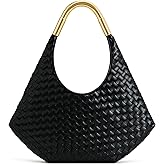 JW PEI Women's Olivia Hand-Woven Metal Handle Hobo Bag