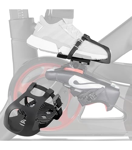 Adaptateur Exustar E-SL02A-1 - Cale-pieds Avec Sangles - Pour Pédales De Vélo Route/Hybride