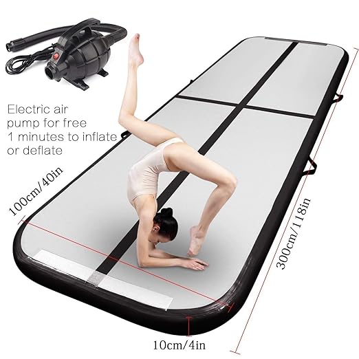 FBSPORT Airtrack Matte, air Tracks Gymnastik Tumbling matten Floor Trainingsmatten Aufblasbare Sport Matratzen Air Tumbling T